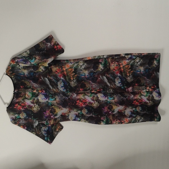 Margaret O'Leary Multicolor Floral Midi Dress Women's Large - Picture 4 of 6